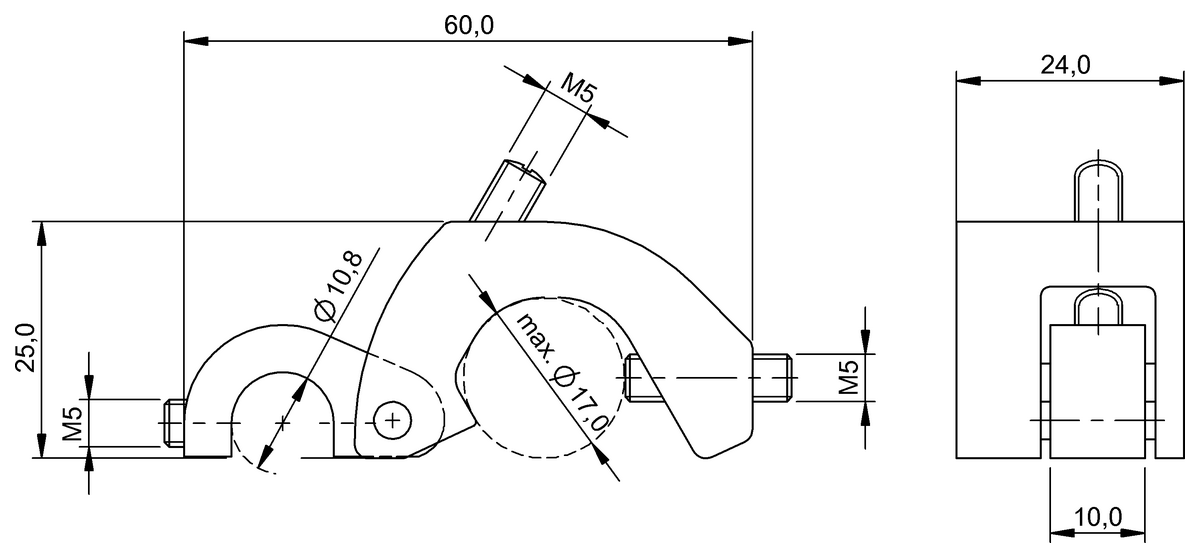 BAM00MW - BMF 32-HW-15 (Manyetik sensörler için montaj braketleri) - Görsel 2