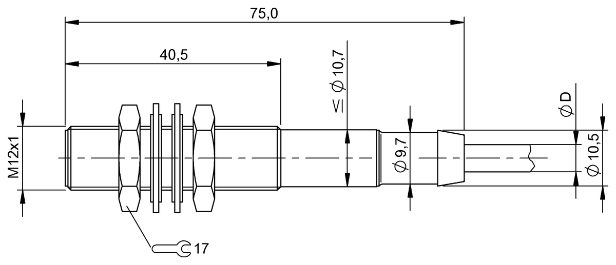 BES02HU - BES 516-325-SA19-03 (Yüksek sıcaklığa dayanıklı endüktif sensörler) - Görsel 2