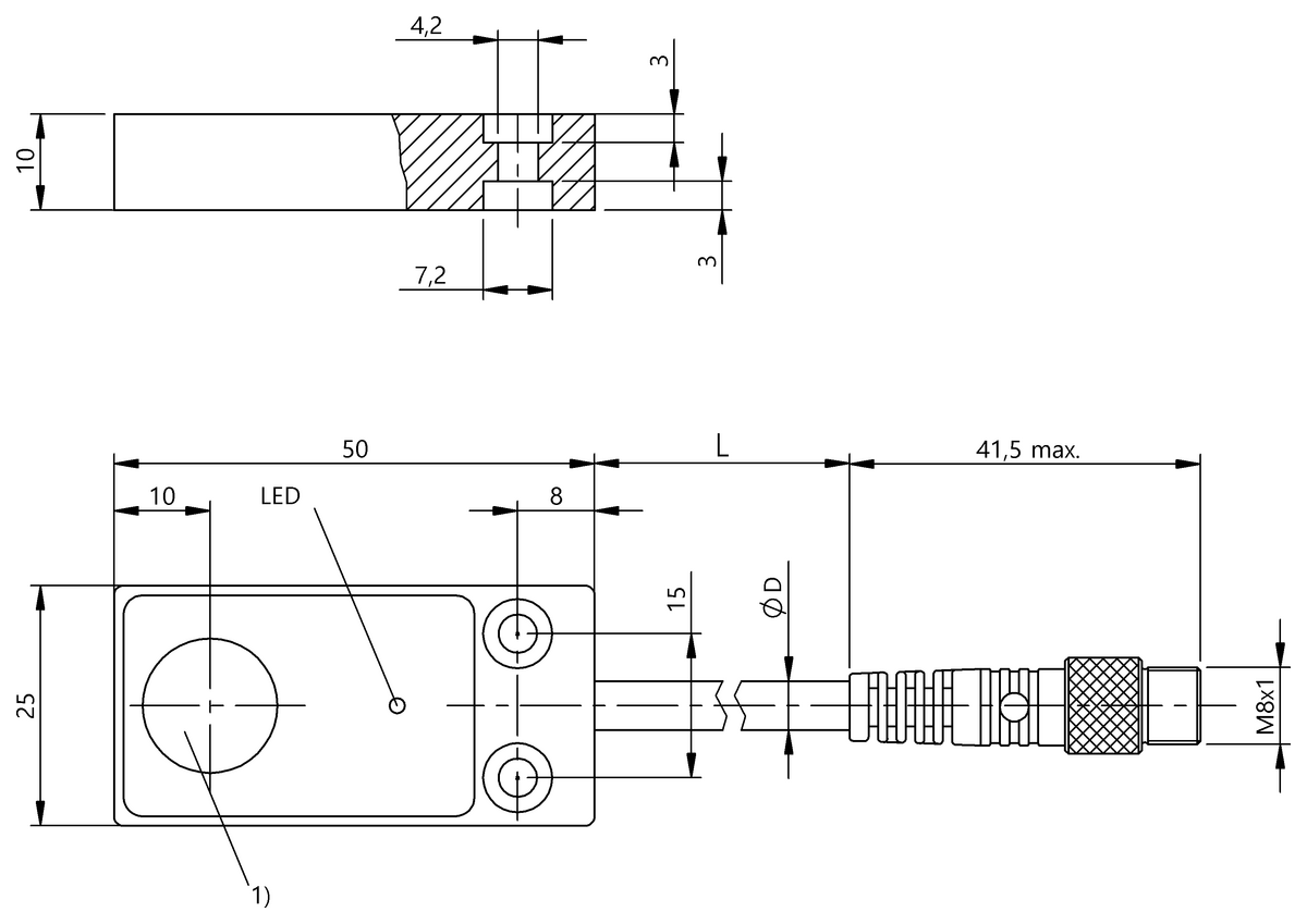 BES01FT - BES 516-347-MO-C-S49-00,2 (Endüktif yakınlık anahtarları) - Görsel 2