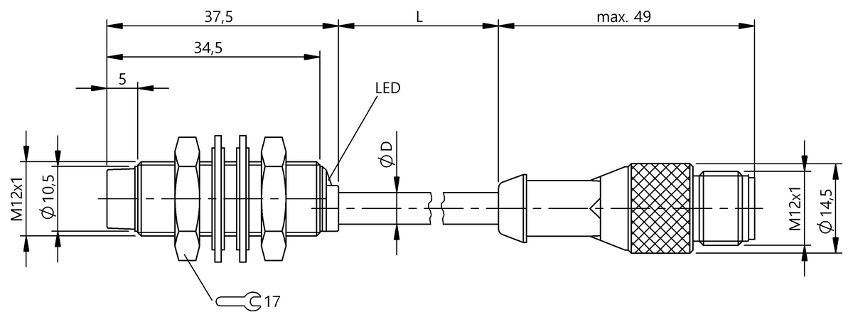 BES00UU - BES 516-356-E4-C-S4-01 (Endüktif yakınlık anahtarları) - Görsel 2