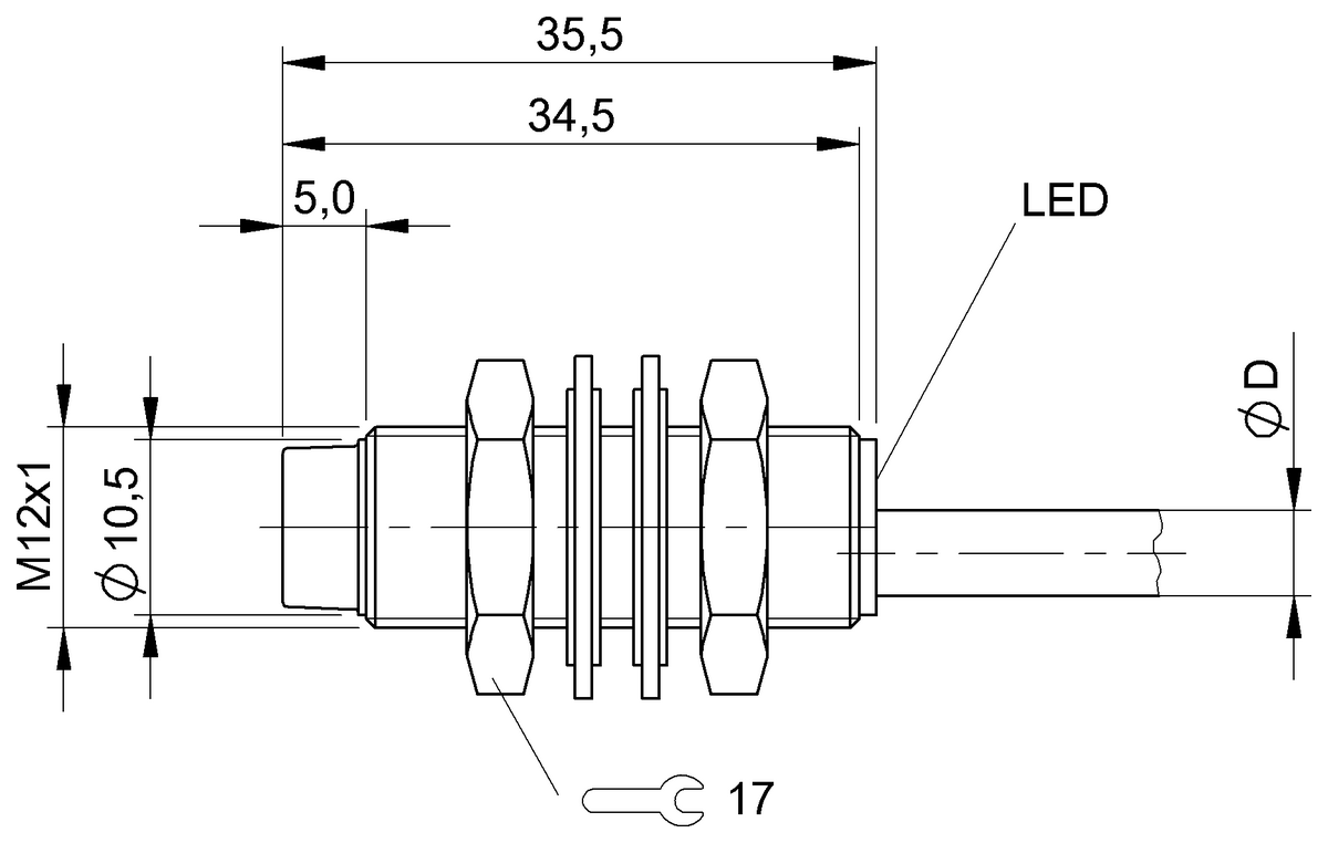 BES030Y - BES 516-357-E4-Y-03 (Endüktif yakınlık anahtarları) - Görsel 2