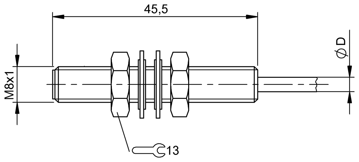 BES02LA - BES 516-324-EO-N-03 (Endüktif Namur sensörler) - Görsel 2