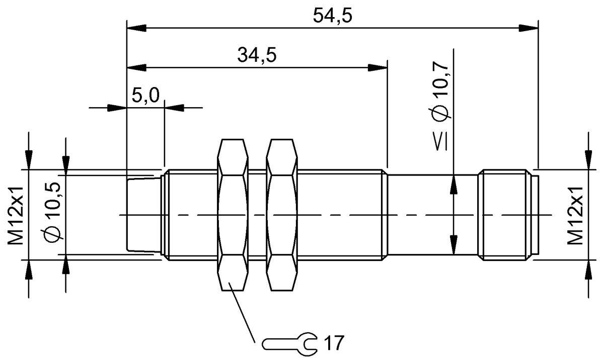 BES0443 - BES M12EE1-PSY40F-S04G-L01 (Yıkanabilir ve hijyenik endüktif sensörler) - Görsel 2