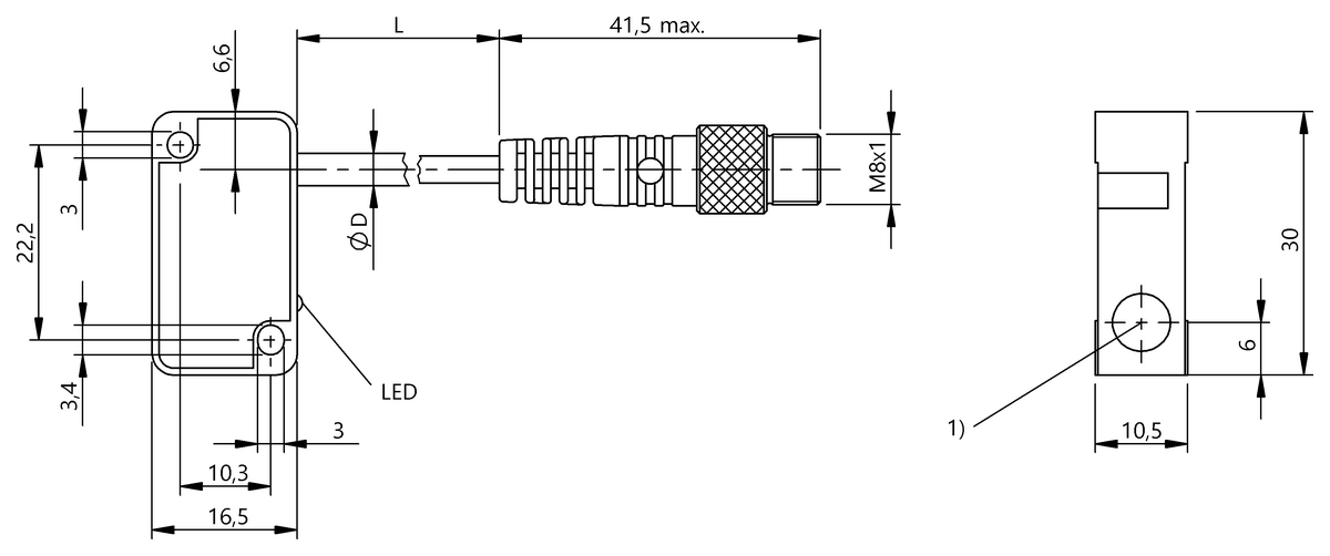 BES04Y1 - BES 517-352-NO-C-S49-00,2 (Endüktif yakınlık anahtarları) - Görsel 2