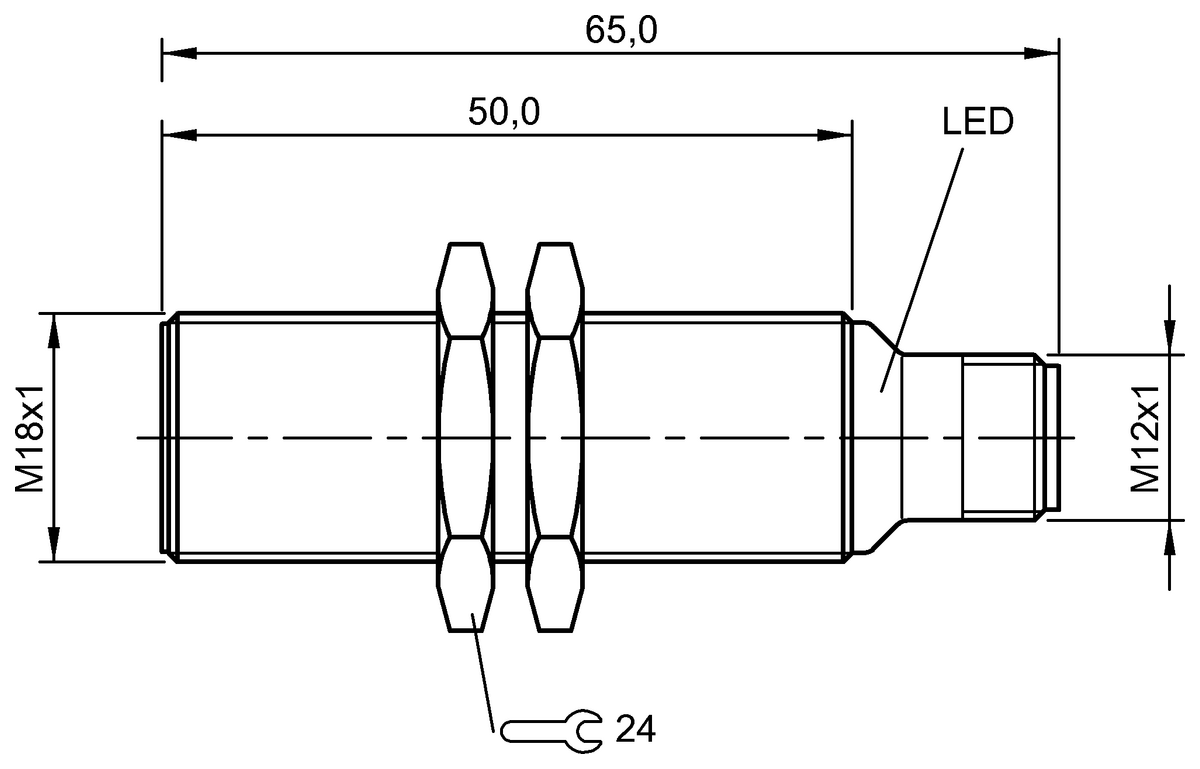 BES007F - BES M18MI-NSC50B-S04K (Endüktif yakınlık anahtarları) - Görsel 2
