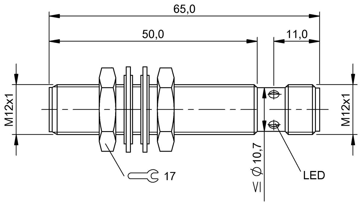BES0517 - BES M12MI-PSC80B-S04G (Endüktif yakınlık anahtarları) - Görsel 2