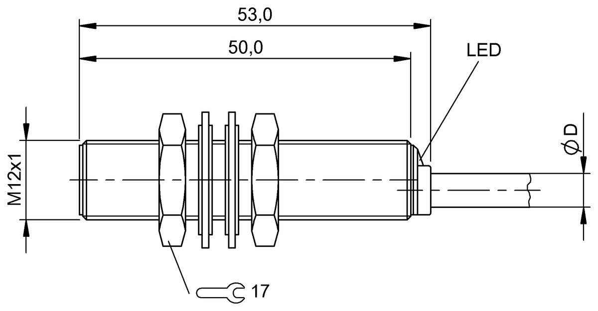 BES0053 - BES M12MI-NSC20B-BV05 (Endüktif yakınlık anahtarları) - Görsel 2