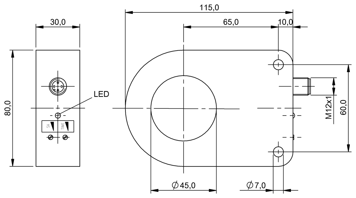 BES02TY - BES IKV-045.23-G-Z-S4 (Endüktif halka sensörler ve tüp sensörler) - Görsel 2