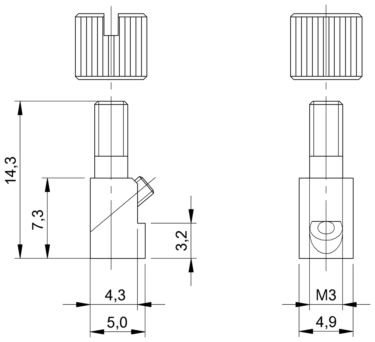 BAM00M5 - BMF 305-HW-50 (Manyetik sensörler için montaj braketleri) - Görsel 2