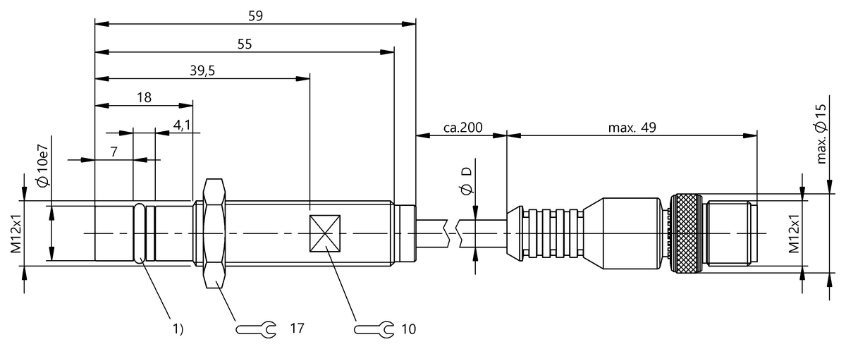 BHS005Z - BHS B249V-PSD25-BP00,2-S04-003 (Yüksek basınca dayanıklı endüktif sensörler) - Görsel 2