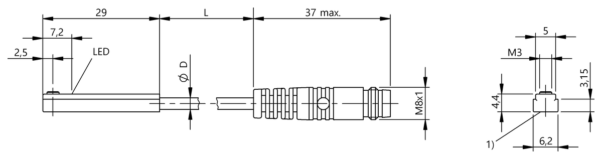 BMF006P - BMF 307K-PO-C-2-S49-00,2 (Farklı kanal şekilleri için silindir anahtarları) - Görsel 2