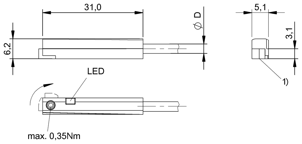 BMF007C - BMF 315K-NS-C-2-PU-02 (Farklı kanal şekilleri için silindir anahtarları) - Görsel 2