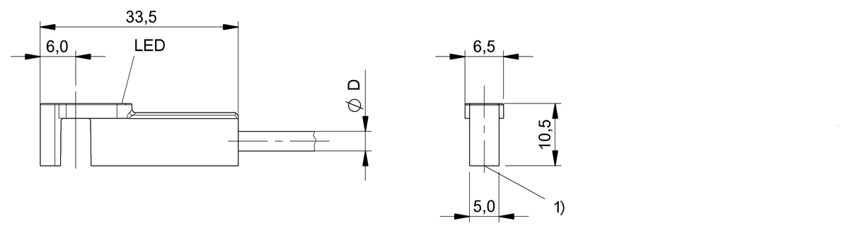 BMF00CR - BMF 305K-R-US-L-3-05 (Farklı kanal şekilleri için silindir anahtarları) - Görsel 2