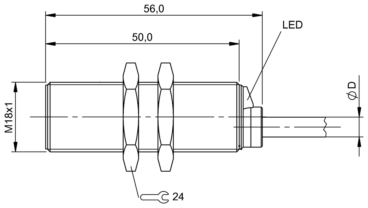 BES03T4 - BES M18MI-NOC80B-BV02 (Endüktif yakınlık anahtarları) - Görsel 2