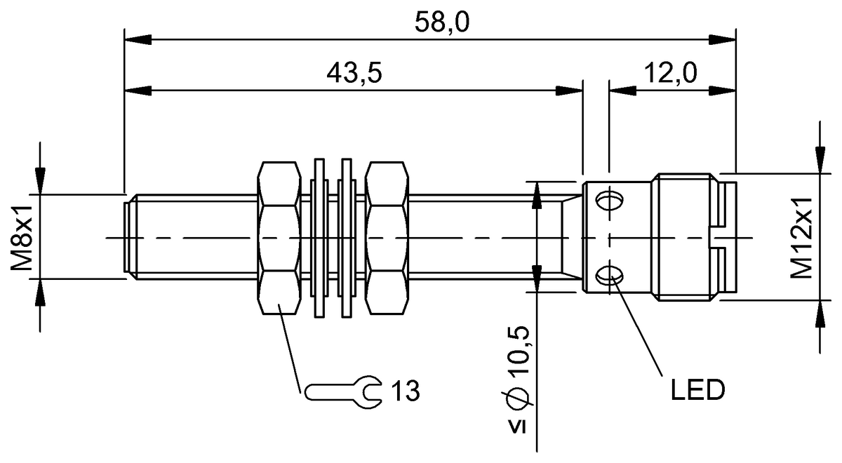 BES01PC - BES M08EH-NSC15B-S04G (Endüktif yakınlık anahtarları) - Görsel 2
