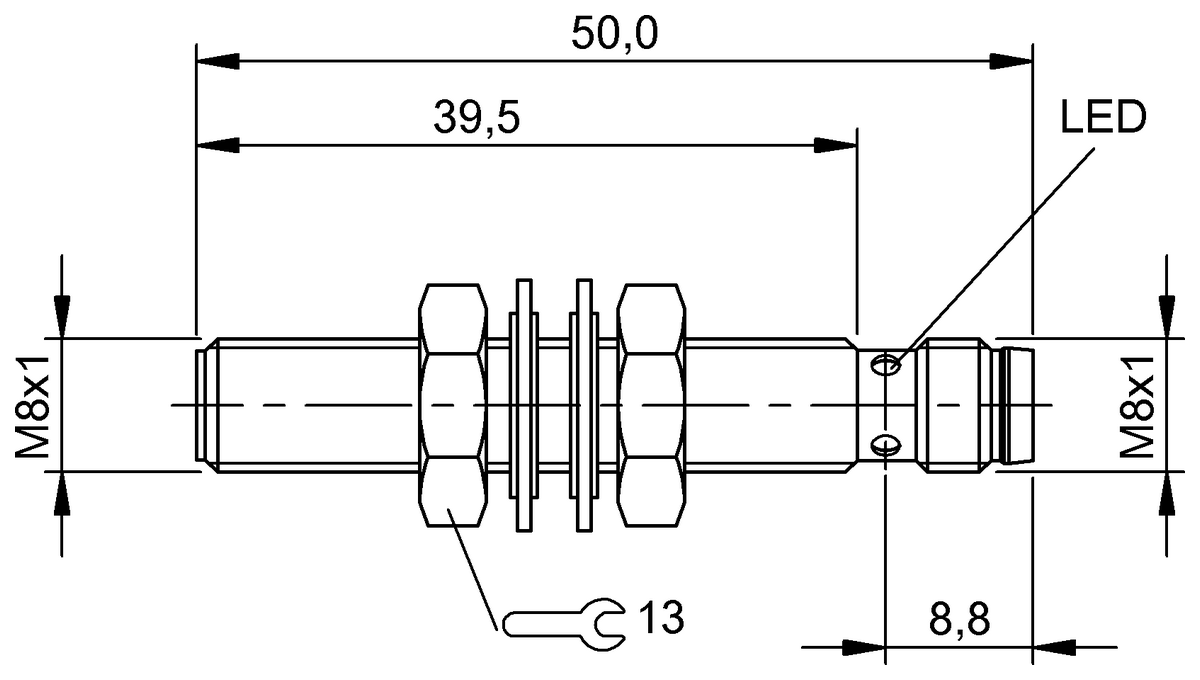 BES01P7 - BES M08EG-PSC15B-S49G (Endüktif yakınlık anahtarları) - Görsel 2
