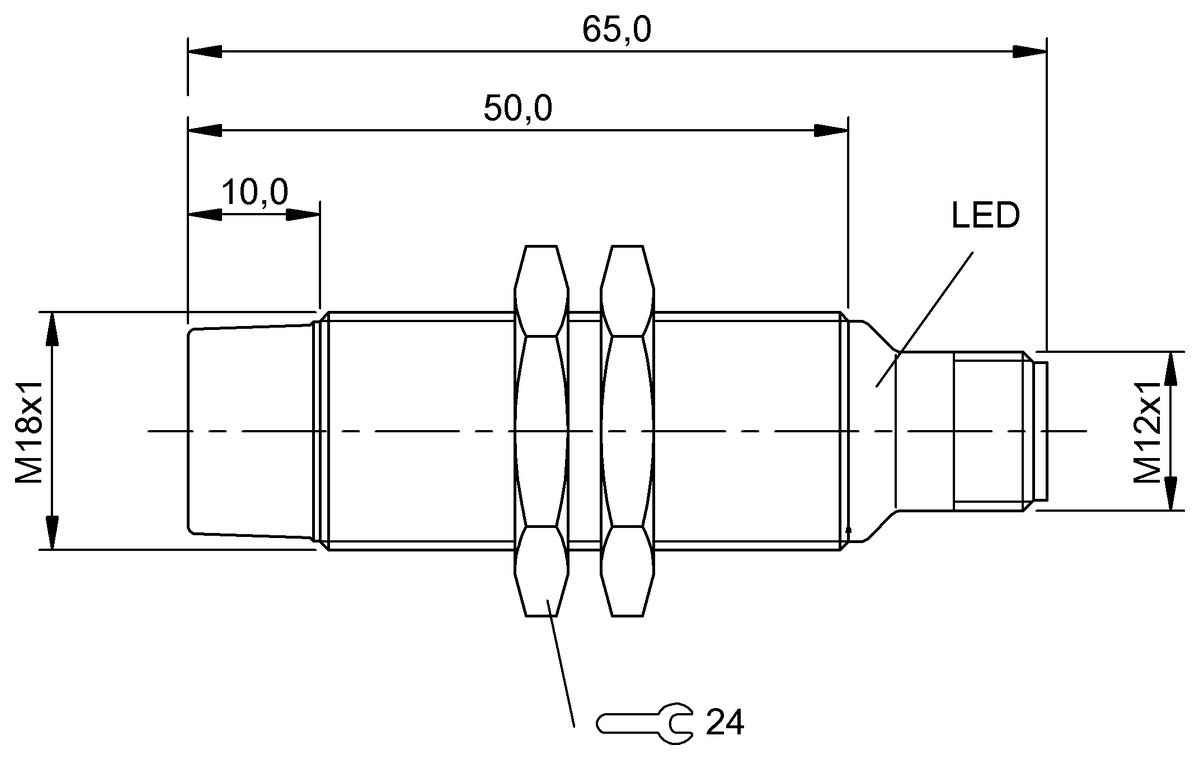 BES0070 - BES M18MG-PSC16F-S04K (Endüktif yakınlık anahtarları) - Görsel 2