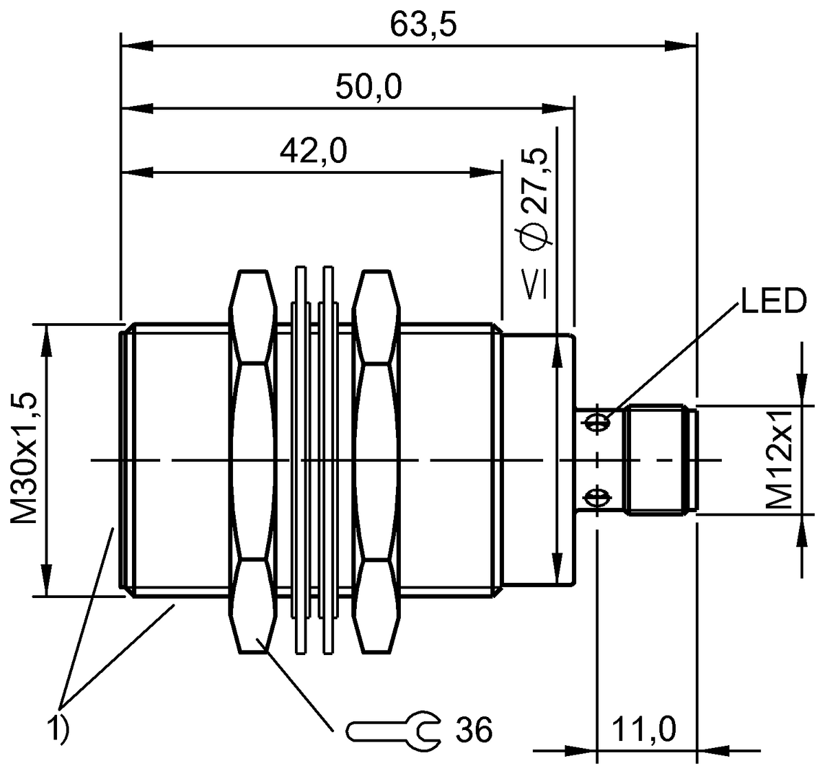 BES02YF - BES M30EG1-PSC20Z-S04G-S11 (Yüksek basınca dayanıklı endüktif sensörler) - Görsel 2