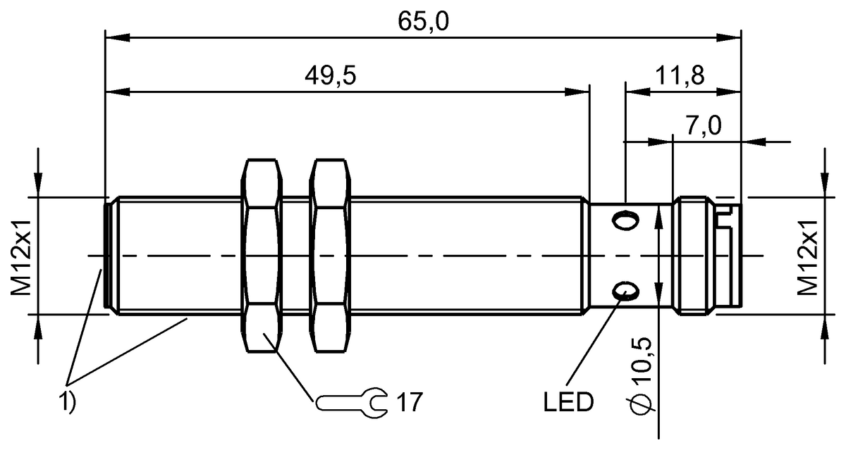 BES02NA - BES M12EI-PSC40B-S04G-S (Yüksek basınca dayanıklı endüktif sensörler) - Görsel 2
