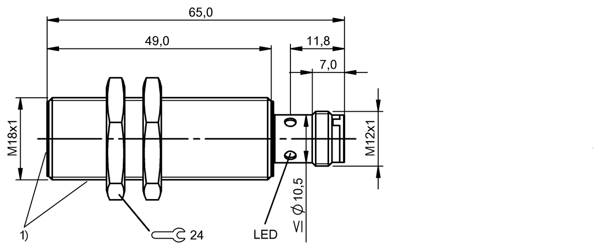 BES02NJ - BES M18EI-PSC72B-S04G-S (Yüksek basınca dayanıklı endüktif sensörler) - Görsel 2