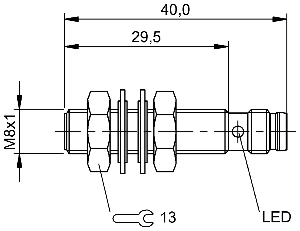 BES014A - BES M08EE-PSC20B-S49G (Endüktif yakınlık anahtarları) - Görsel 2