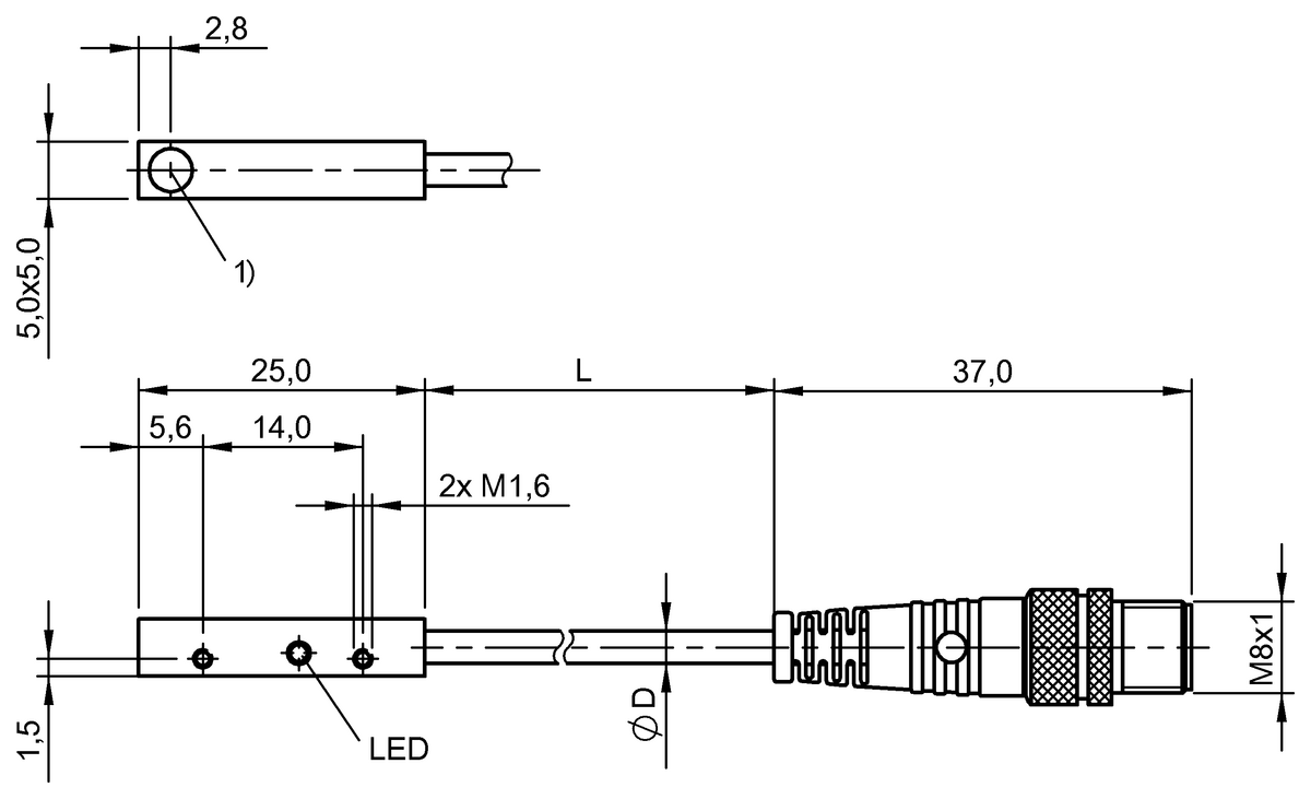 BES0504 - BES Q05AC-POC15B-EP00,3-GS49 (Endüktif yakınlık anahtarları) - Görsel 2