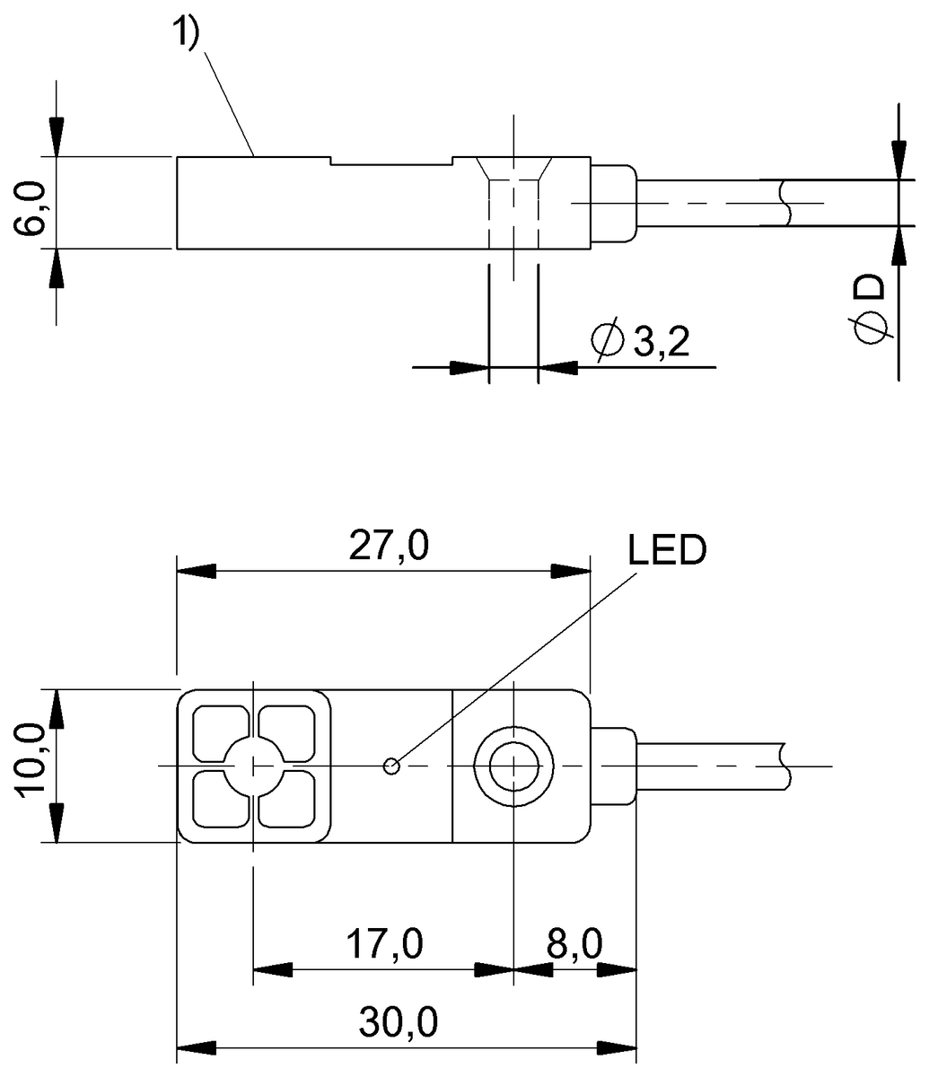 BES05M8 - BES R03KC-PSC30B-BP00,75-GS04 (Endüktif yakınlık anahtarları) - Görsel 2