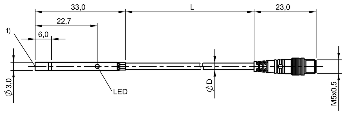 BES00MH - BES 516-3048-G-E4-C-S26-00,3 (Endüktif yakınlık anahtarları) - Görsel 2