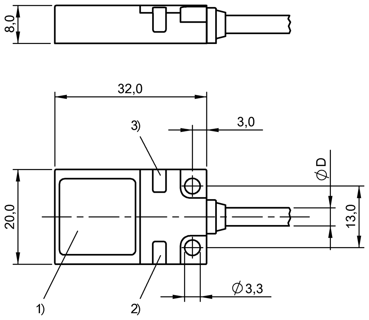 BES01WC - BES R01ZC-PSC50B-BX03-V (Endüktif yakınlık anahtarları) - Görsel 2