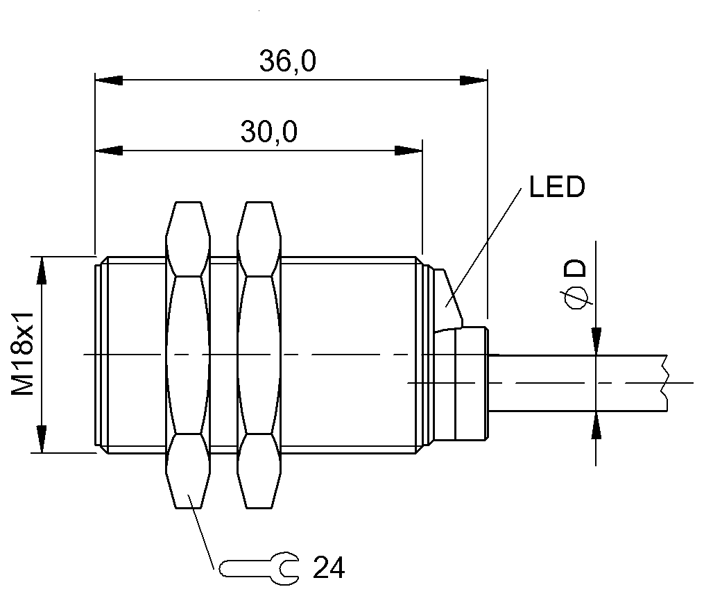 BES00UF - BES 516-355-G-E4-Y-03 (Endüktif yakınlık anahtarları) - Görsel 2