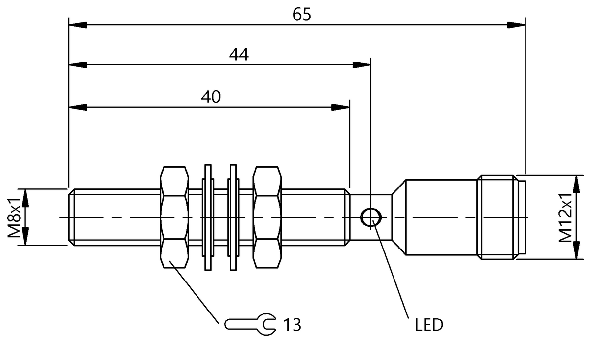 BES02YZ - BES M08EG1-PSC15S-S04G-S (Endüktif ve tümüyle metal sensörler) - Görsel 2