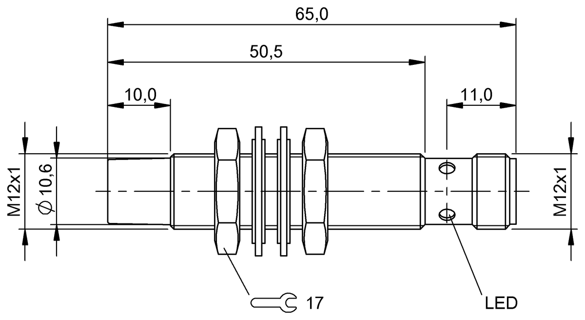 BES004A - BES M12MG-NOC80F-S04G (Endüktif yakınlık anahtarları) - Görsel 2