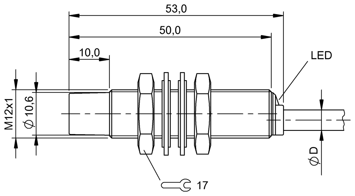 BES004C - BES M12MG-NSC80F-BP02 (Endüktif yakınlık anahtarları) - Görsel 2