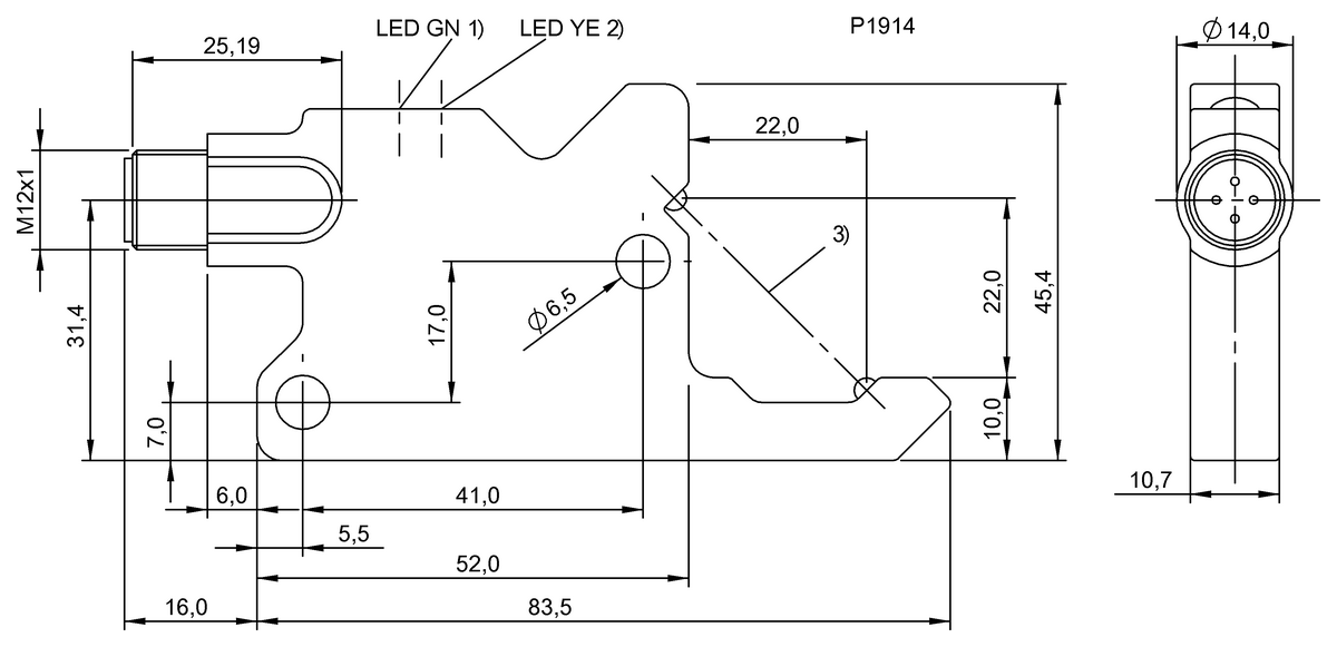 BWL001F - BWL 2222B-001-S4 (Açılı sensörler) - Görsel 2
