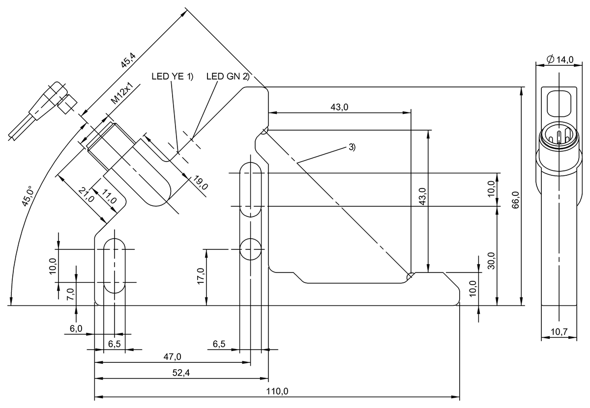 BWL001J - BWL 4241A-001-S4 (Açılı sensörler) - Görsel 2