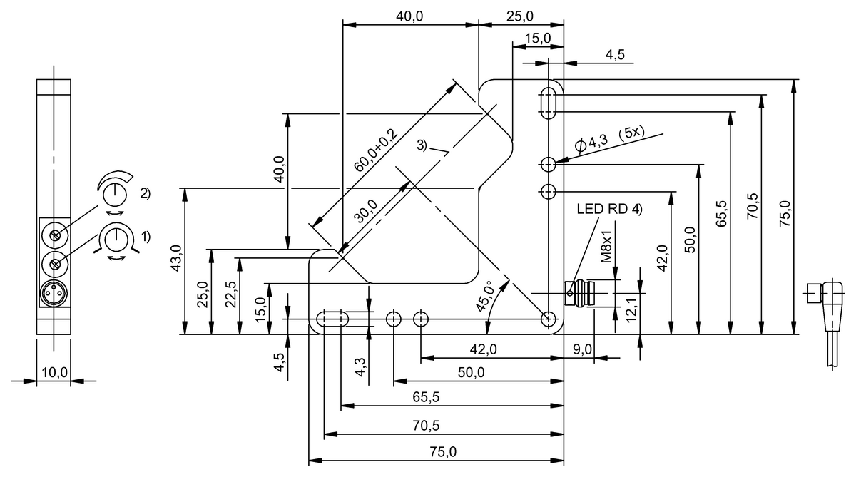 BWL000J - BWL 4040D-R013-S49 (Açılı sensörler) - Görsel 2