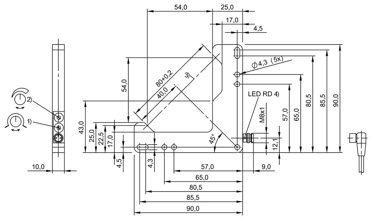 BWL000P - BWL 5454D-L012-S49 (Açılı sensörler) - Görsel 2