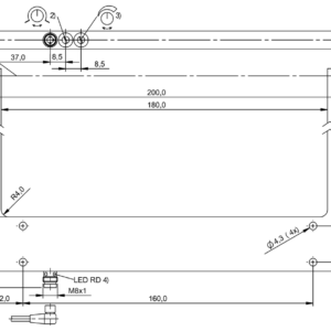 BGL0048 - BGL 80A-006-SA10-S49 (Çatal ışık bariyerleri ve açılı ışık bariyerleri)