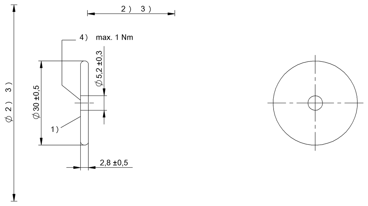BIS0045 - BIS M-111-02/L (RFID HF etiketleri (13.56 MHz)) - Görsel 2