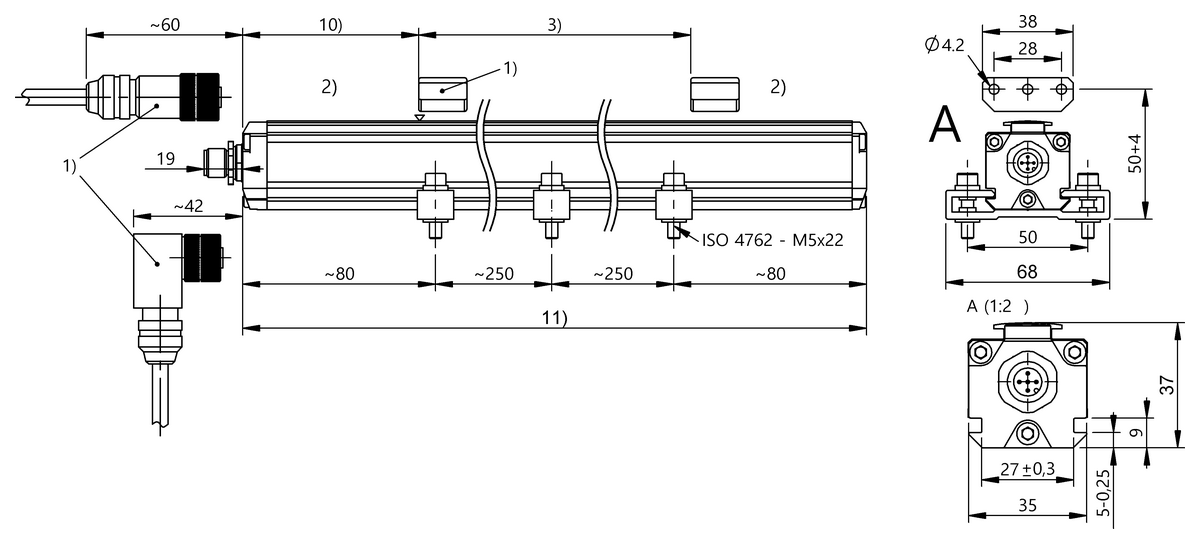 BTL03CE - BTL5-H102-M0300-P-S92 (Profil tasarımlı manyetostriktif lineer konum sensörleri) - Görsel 2