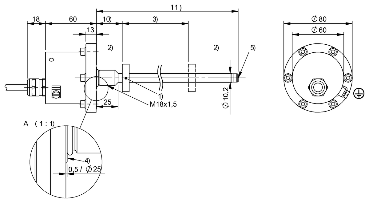 BTL04NW - BTL5-S171-M0160-B-DEXB-KA25 (Patlayıcı alanlar için manyetostriktif doğrusal pozisyon sensörleri) - Görsel 2