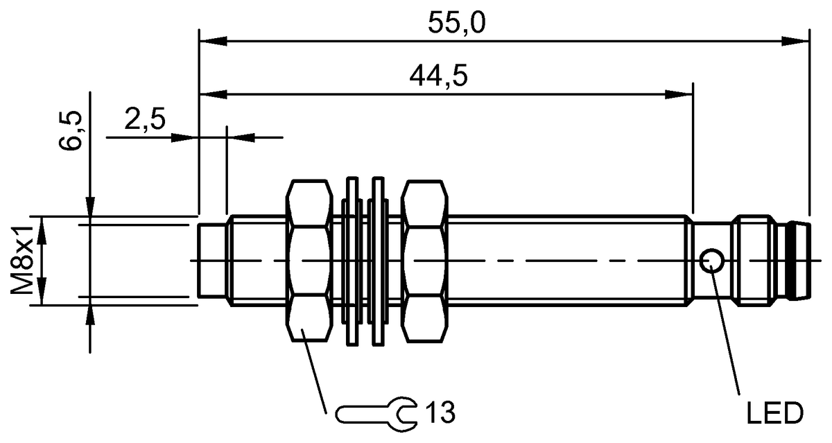 BES01M6 - BES 516-383-S49-C (Endüktif yakınlık anahtarları) - Görsel 2