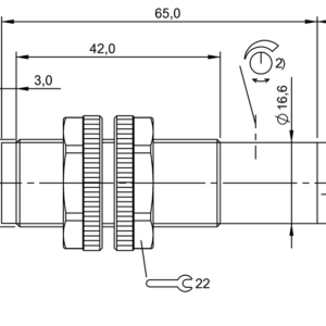BOS00C8 - BLE 18K-PS-1LT-E5-C-S4 (Karşılıklı tip sensörler)