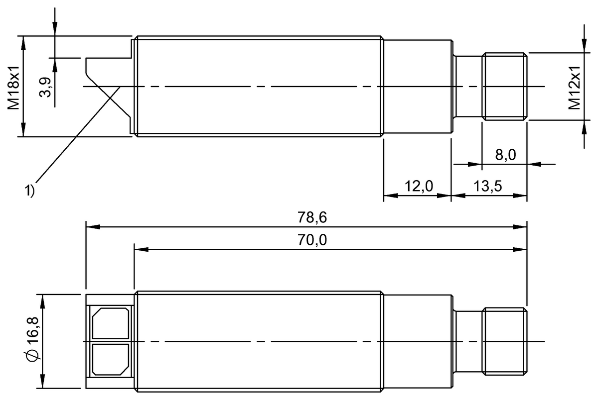 BOS010F - BLS 18MR-XX-1P-E5-L-S4 (Karşılıklı tip sensörler) - Görsel 2