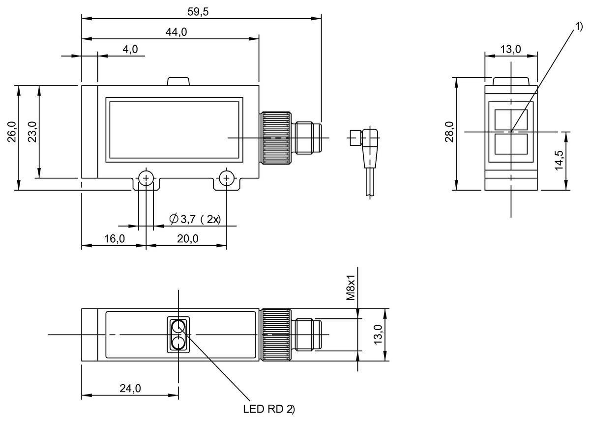 BOS00E9 - BLS 15K-S-G5-S75 (Karşılıklı tip sensörler)