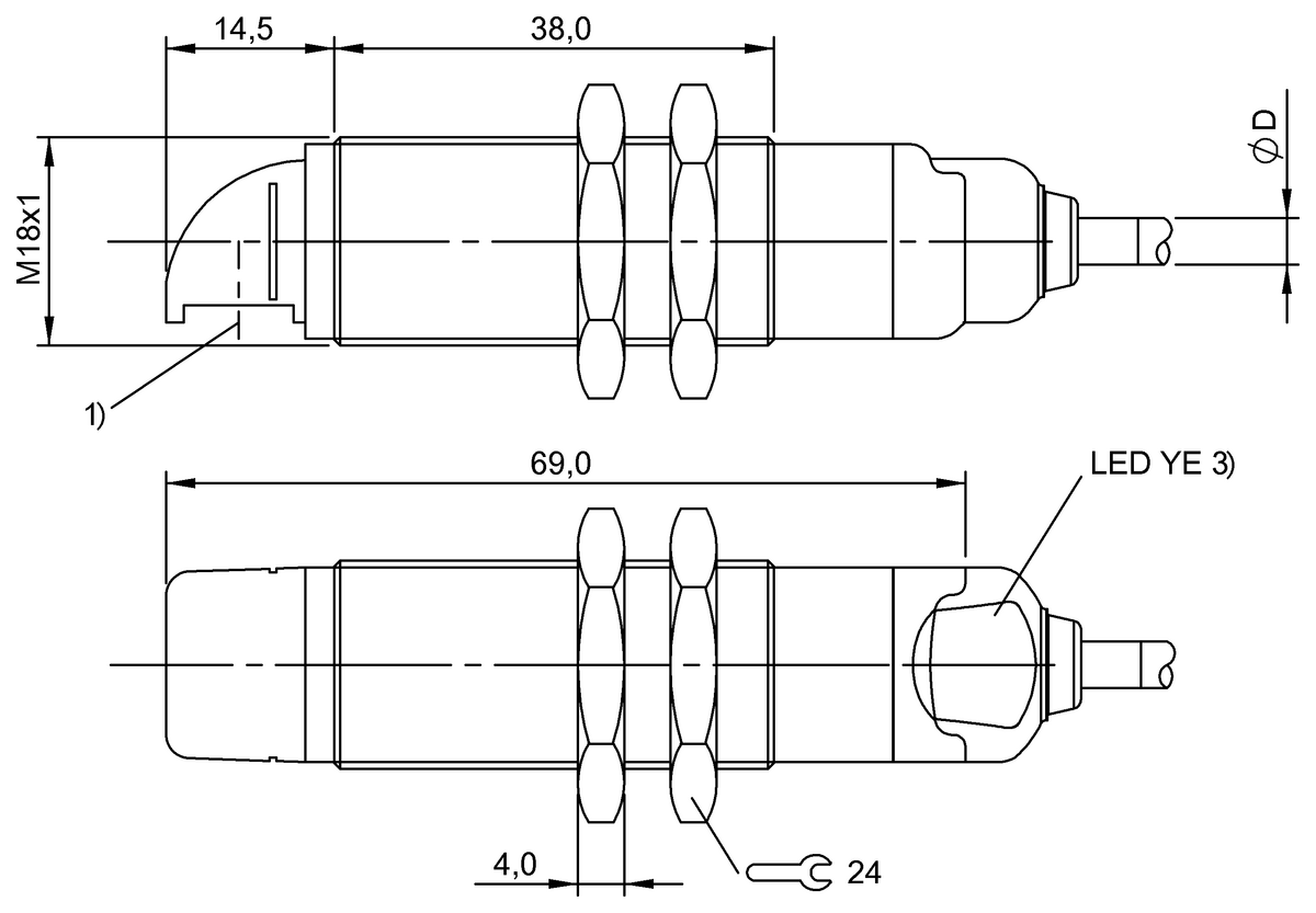 BOS0147 - BOS 18MR-XT-LS10-02 (Karşılıklı tip sensörler) - Görsel 2