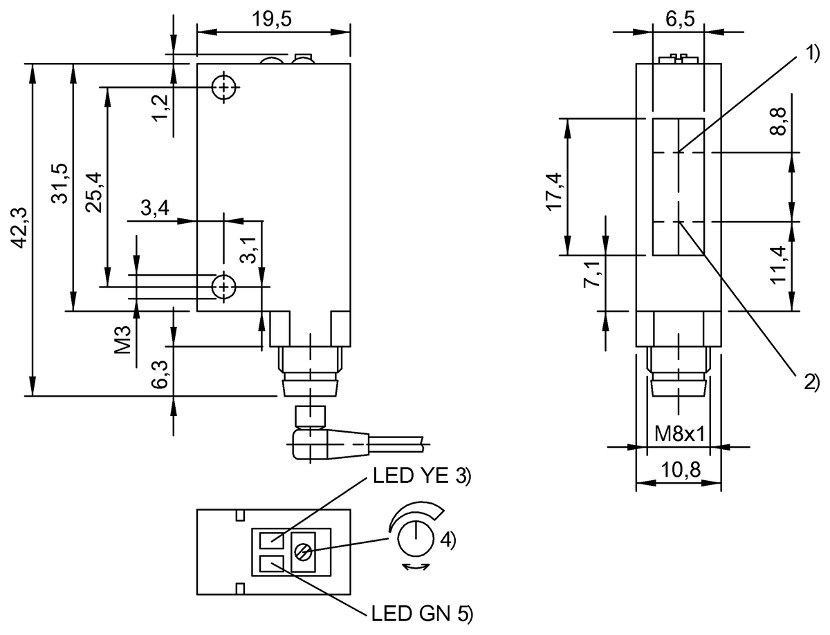 BOS015R - BOS 5K-NS-RD11-S49 (Işık düğmesi) - Görsel 2