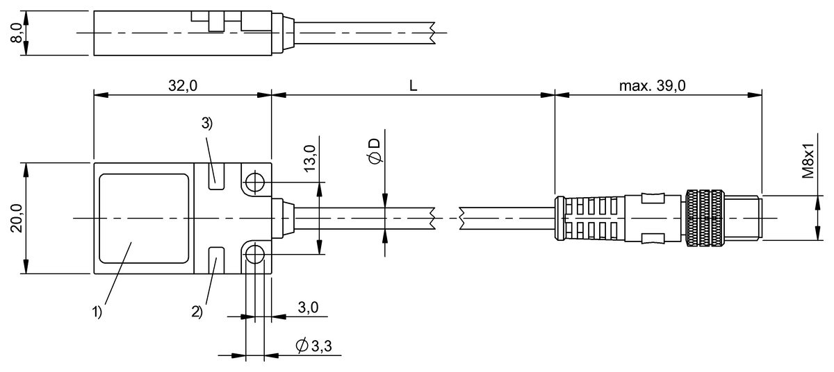BES01WJ - BES R01ZC-PSC70B-BP00.7-GS49 (Endüktif yakınlık anahtarları) - Görsel 2