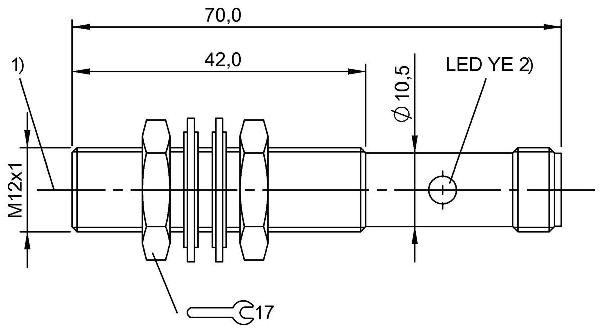 BOS000K - BOS 12M-NS-1YB-S4-C (Işık düğmesi) - Görsel 2