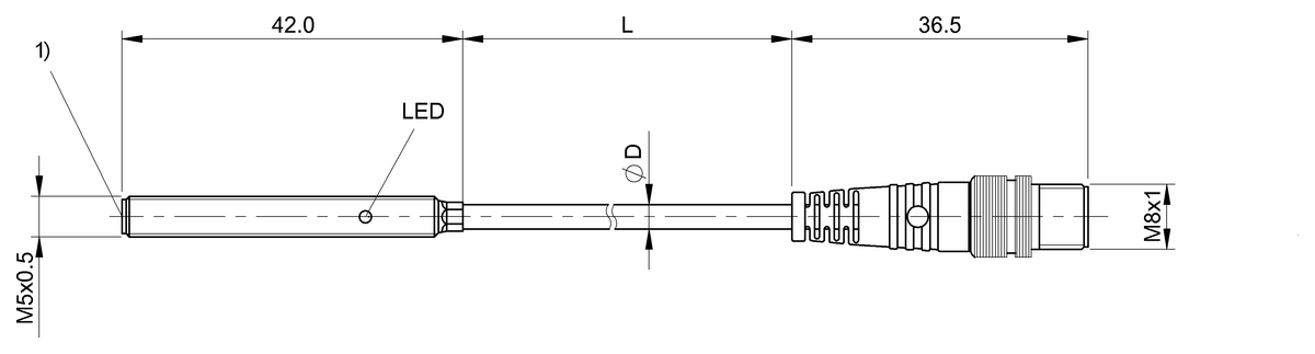BES0315 - BES M05EG-NSC08B-BP00,2-GS49 (Yüksek basınca dayanıklı endüktif sensörler) - Görsel 2